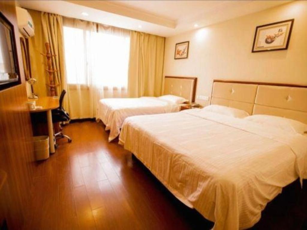 Greentree Inn Suzhou Guanqian Yangyuxiang Metro Station Business Hotel Dış mekan fotoğraf